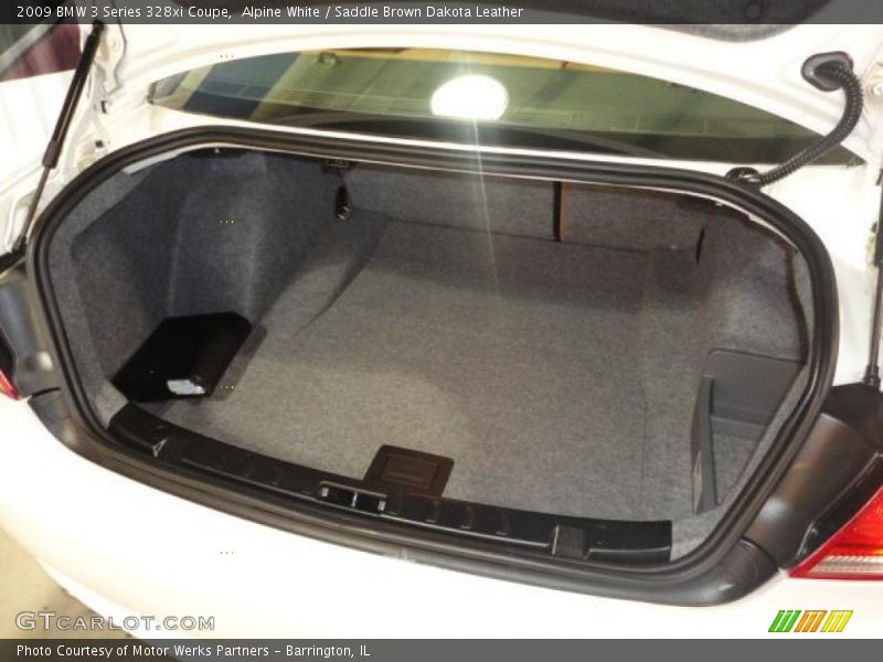 Alpine White / Saddle Brown Dakota Leather 2009 BMW 3 Series 328xi Coupe