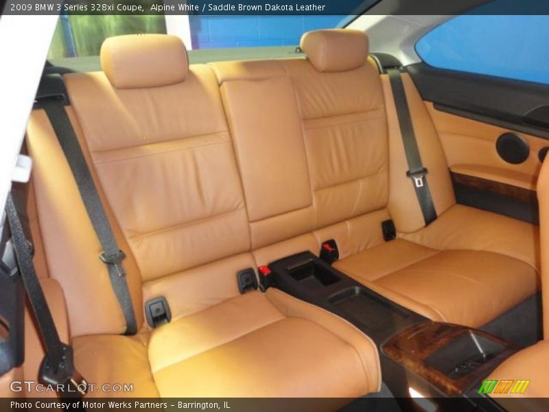 Alpine White / Saddle Brown Dakota Leather 2009 BMW 3 Series 328xi Coupe