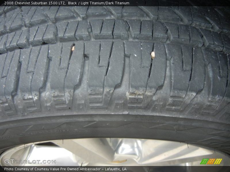 Black / Light Titanium/Dark Titanium 2008 Chevrolet Suburban 1500 LTZ