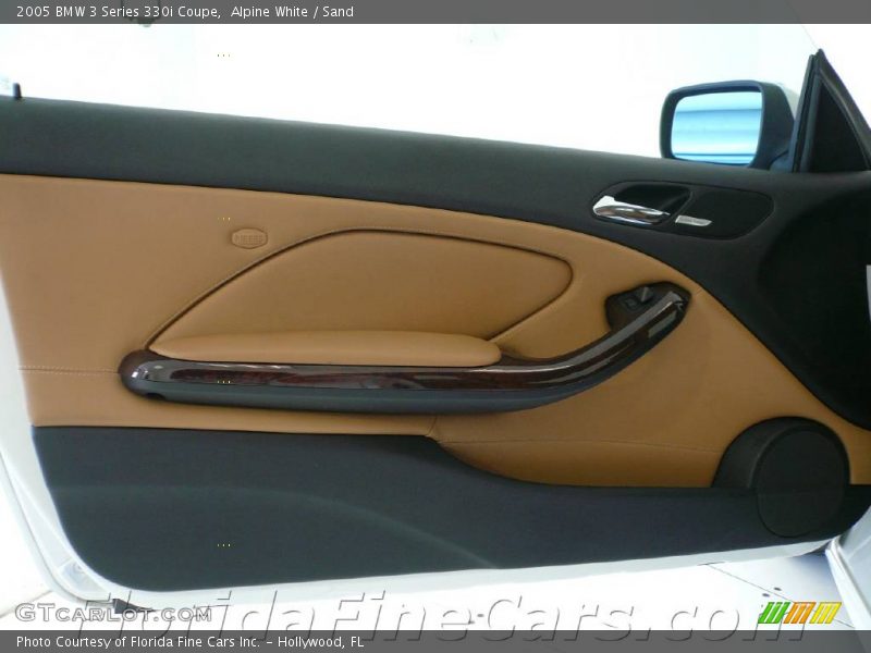 Alpine White / Sand 2005 BMW 3 Series 330i Coupe