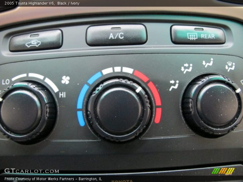 Black / Ivory 2005 Toyota Highlander V6