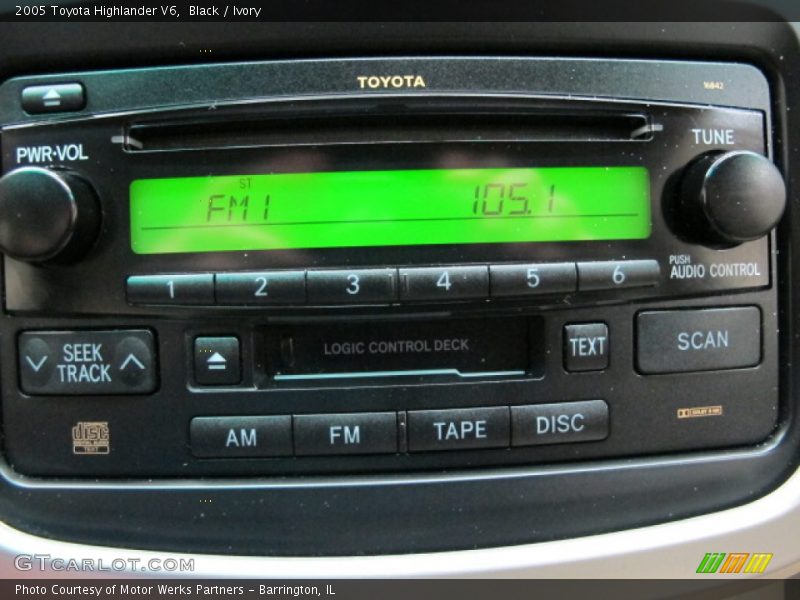 Black / Ivory 2005 Toyota Highlander V6