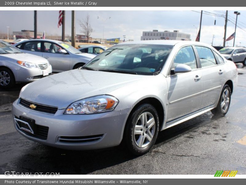 Silver Ice Metallic / Gray 2009 Chevrolet Impala LS