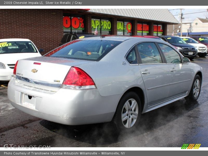 Silver Ice Metallic / Gray 2009 Chevrolet Impala LS