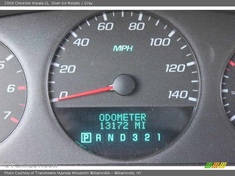 Silver Ice Metallic / Gray 2009 Chevrolet Impala LS