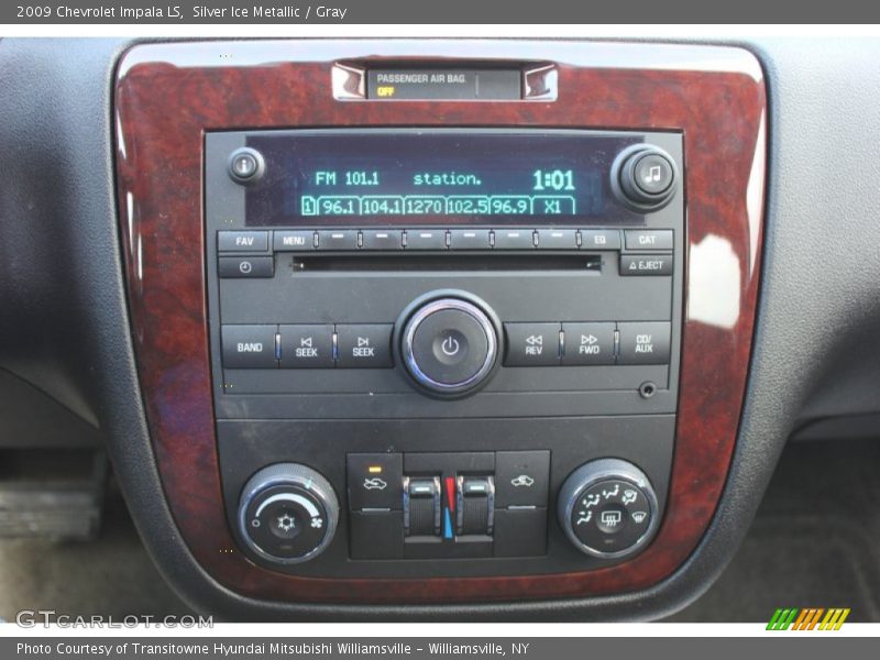 Silver Ice Metallic / Gray 2009 Chevrolet Impala LS