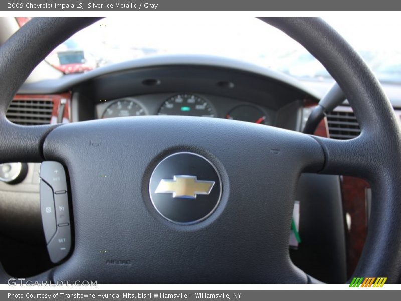 Silver Ice Metallic / Gray 2009 Chevrolet Impala LS