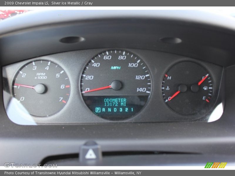 Silver Ice Metallic / Gray 2009 Chevrolet Impala LS