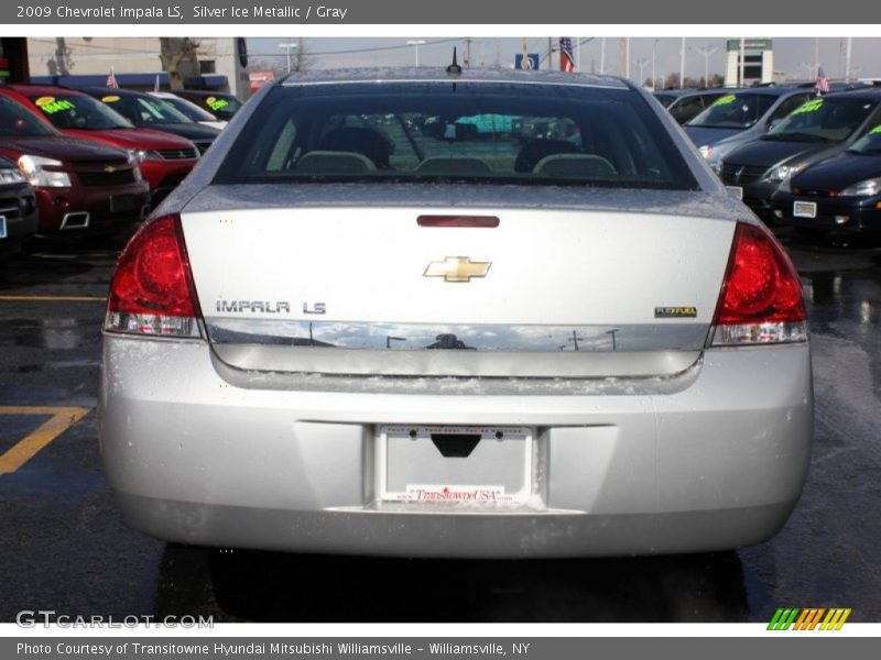 Silver Ice Metallic / Gray 2009 Chevrolet Impala LS