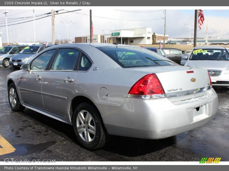 Silver Ice Metallic / Gray 2009 Chevrolet Impala LS