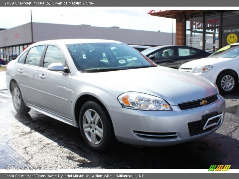 Silver Ice Metallic / Gray 2009 Chevrolet Impala LS