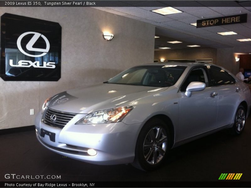 Tungsten Silver Pearl / Black 2009 Lexus ES 350