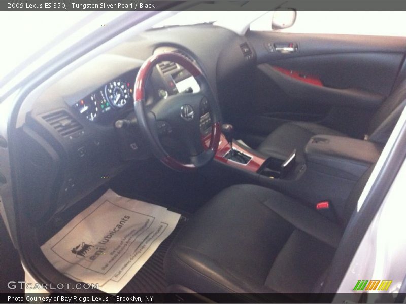Tungsten Silver Pearl / Black 2009 Lexus ES 350