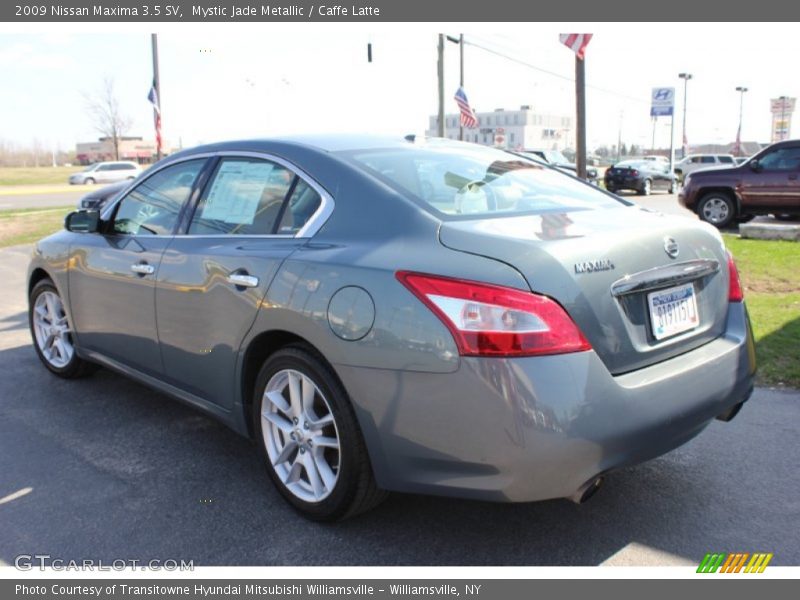 Mystic Jade Metallic / Caffe Latte 2009 Nissan Maxima 3.5 SV