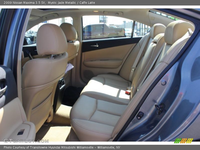 Mystic Jade Metallic / Caffe Latte 2009 Nissan Maxima 3.5 SV