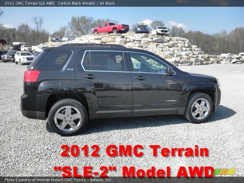 Carbon Black Metallic / Jet Black 2012 GMC Terrain SLE AWD