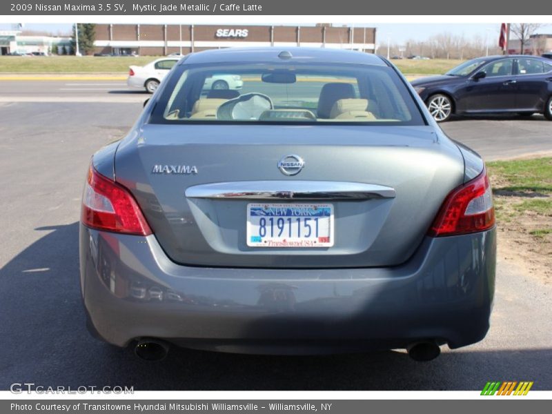 Mystic Jade Metallic / Caffe Latte 2009 Nissan Maxima 3.5 SV