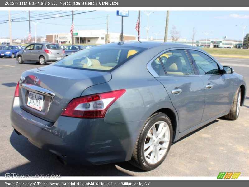 Mystic Jade Metallic / Caffe Latte 2009 Nissan Maxima 3.5 SV