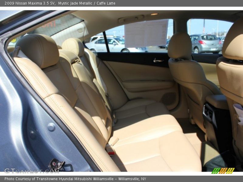 Mystic Jade Metallic / Caffe Latte 2009 Nissan Maxima 3.5 SV