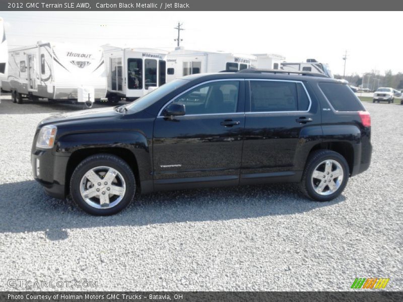 Carbon Black Metallic / Jet Black 2012 GMC Terrain SLE AWD