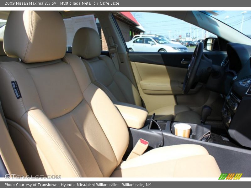 Mystic Jade Metallic / Caffe Latte 2009 Nissan Maxima 3.5 SV