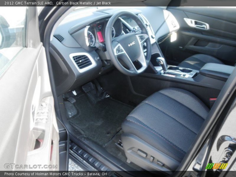Carbon Black Metallic / Jet Black 2012 GMC Terrain SLE AWD