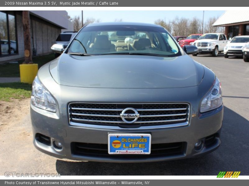 Mystic Jade Metallic / Caffe Latte 2009 Nissan Maxima 3.5 SV