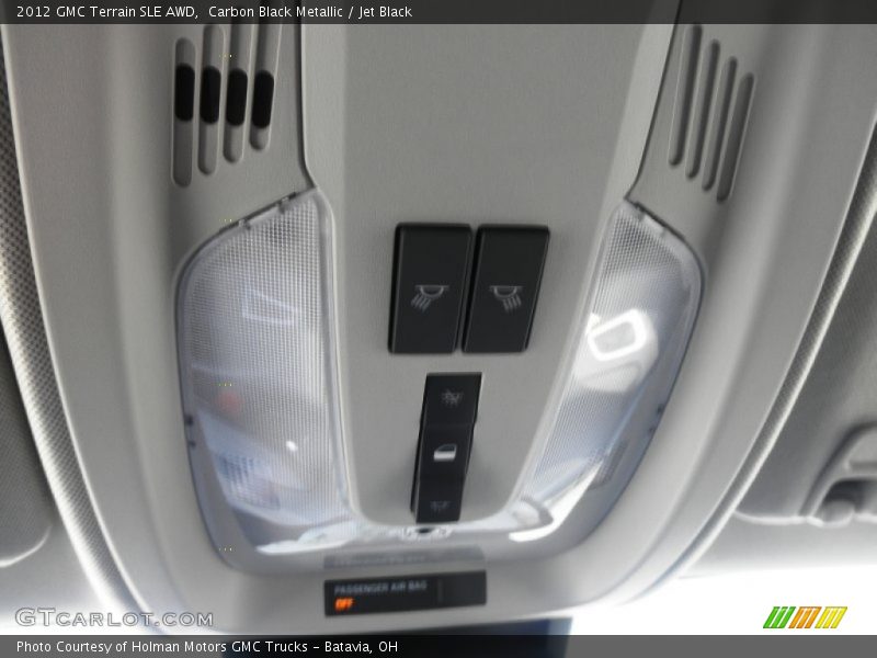 Carbon Black Metallic / Jet Black 2012 GMC Terrain SLE AWD