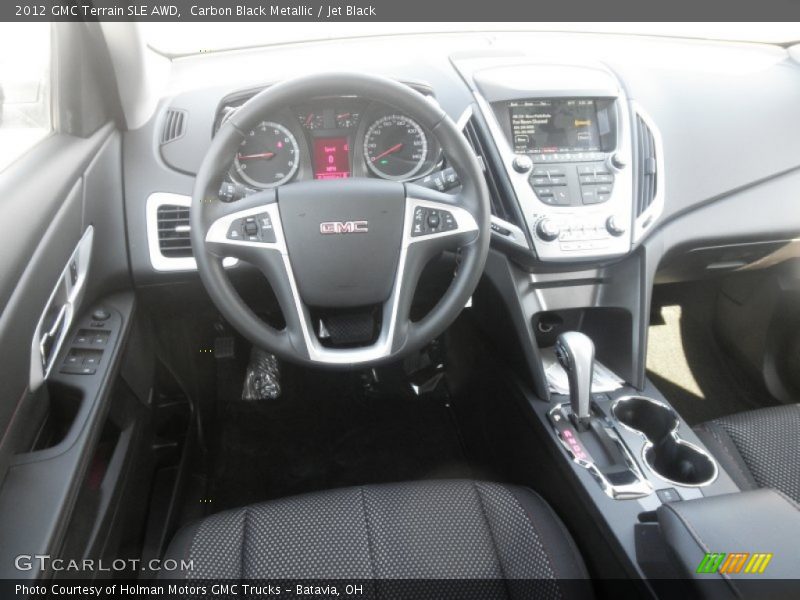 Carbon Black Metallic / Jet Black 2012 GMC Terrain SLE AWD