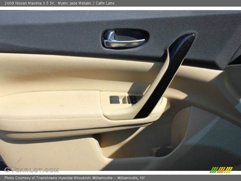 Mystic Jade Metallic / Caffe Latte 2009 Nissan Maxima 3.5 SV