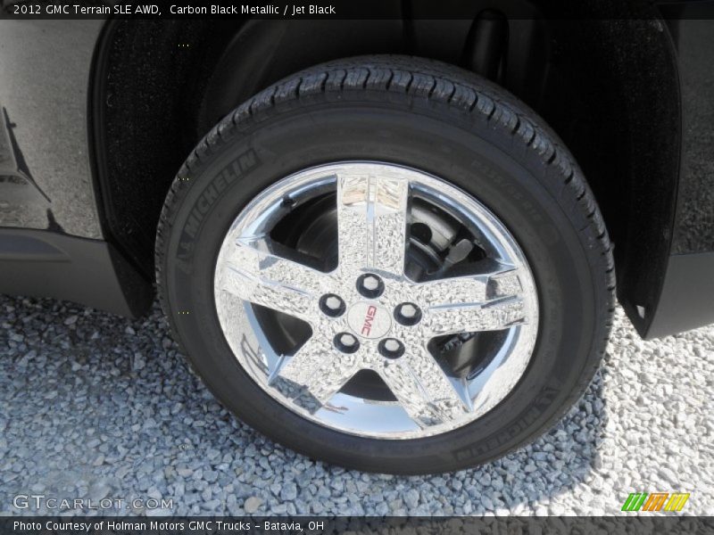 Carbon Black Metallic / Jet Black 2012 GMC Terrain SLE AWD