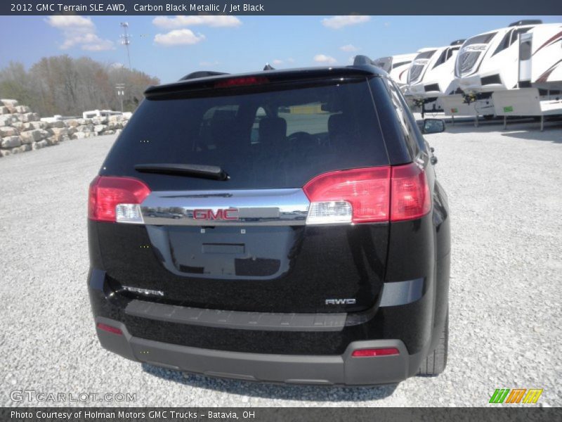 Carbon Black Metallic / Jet Black 2012 GMC Terrain SLE AWD