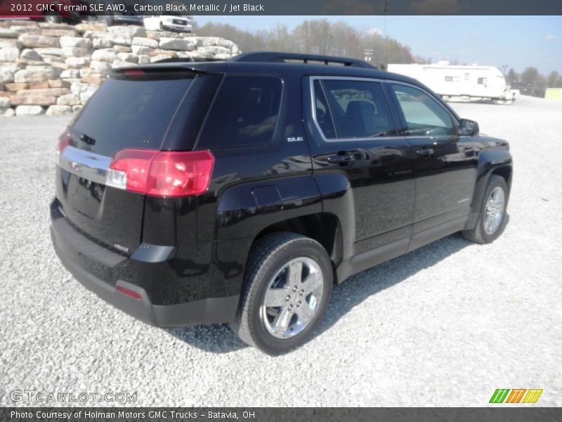 Carbon Black Metallic / Jet Black 2012 GMC Terrain SLE AWD