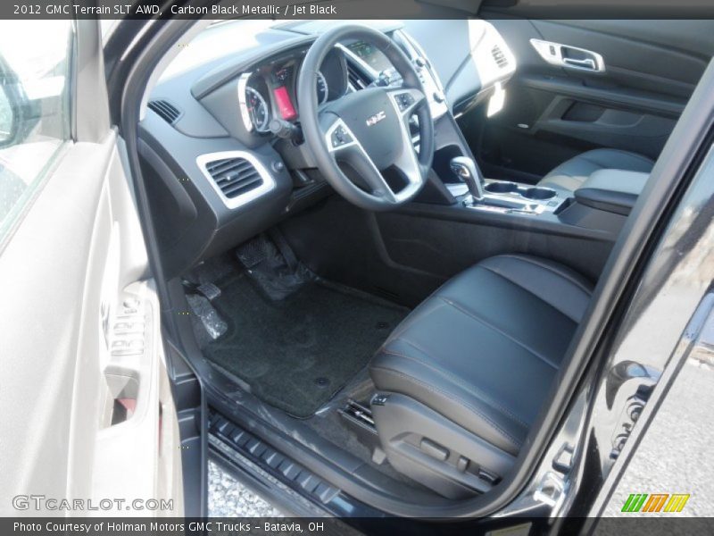 Carbon Black Metallic / Jet Black 2012 GMC Terrain SLT AWD