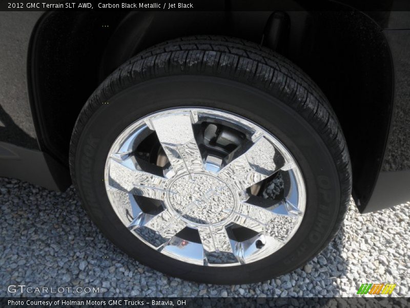 Carbon Black Metallic / Jet Black 2012 GMC Terrain SLT AWD