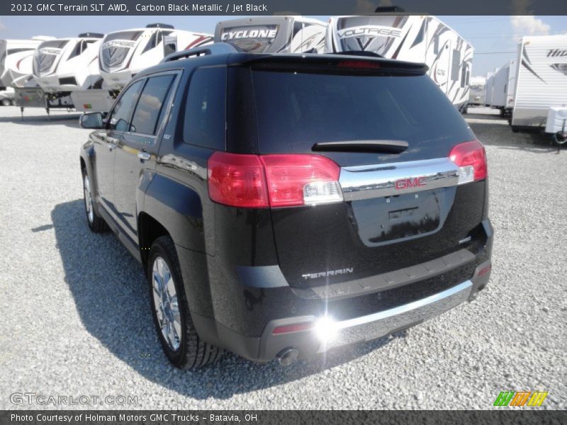 Carbon Black Metallic / Jet Black 2012 GMC Terrain SLT AWD