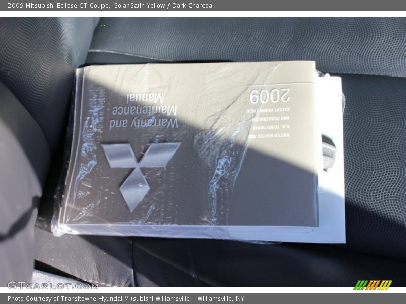 Solar Satin Yellow / Dark Charcoal 2009 Mitsubishi Eclipse GT Coupe