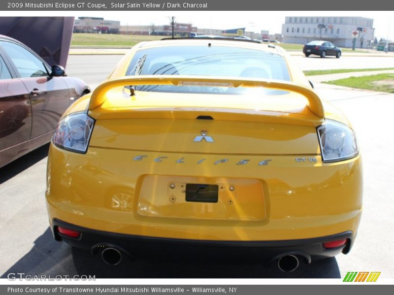 Solar Satin Yellow / Dark Charcoal 2009 Mitsubishi Eclipse GT Coupe