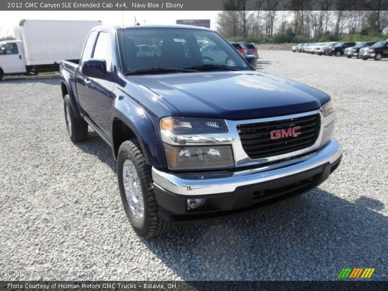Navy Blue / Ebony 2012 GMC Canyon SLE Extended Cab 4x4
