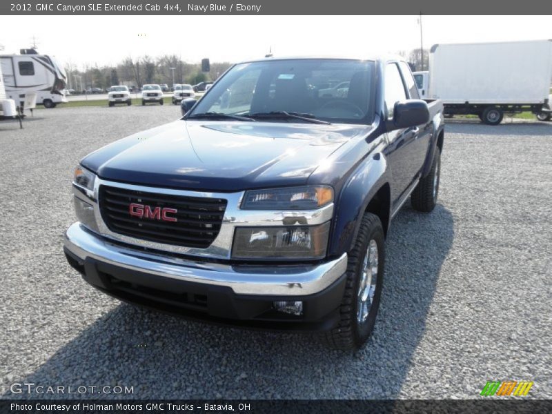 Navy Blue / Ebony 2012 GMC Canyon SLE Extended Cab 4x4
