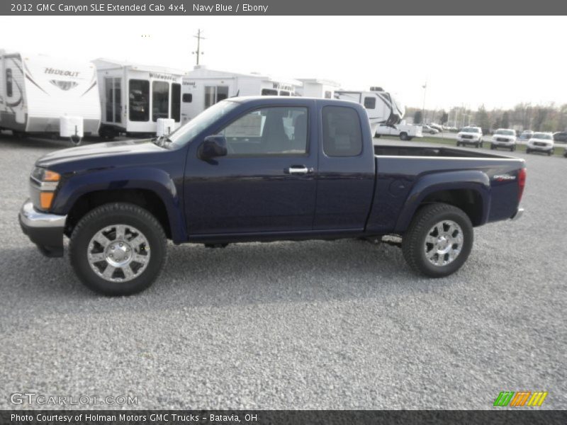Navy Blue / Ebony 2012 GMC Canyon SLE Extended Cab 4x4