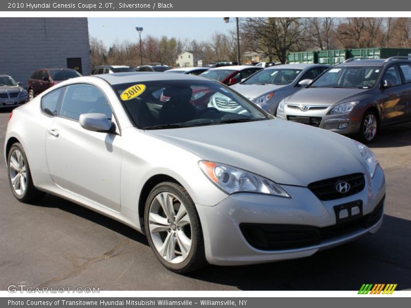 Silverstone / Black 2010 Hyundai Genesis Coupe 2.0T