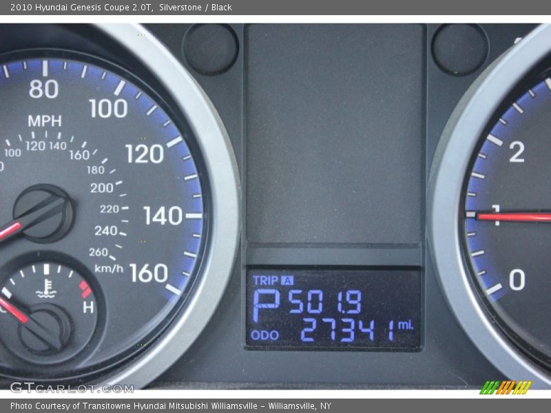 Silverstone / Black 2010 Hyundai Genesis Coupe 2.0T