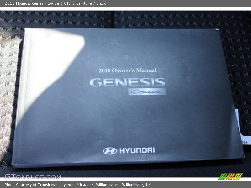Silverstone / Black 2010 Hyundai Genesis Coupe 2.0T