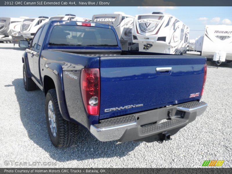 Navy Blue / Ebony 2012 GMC Canyon SLE Extended Cab 4x4