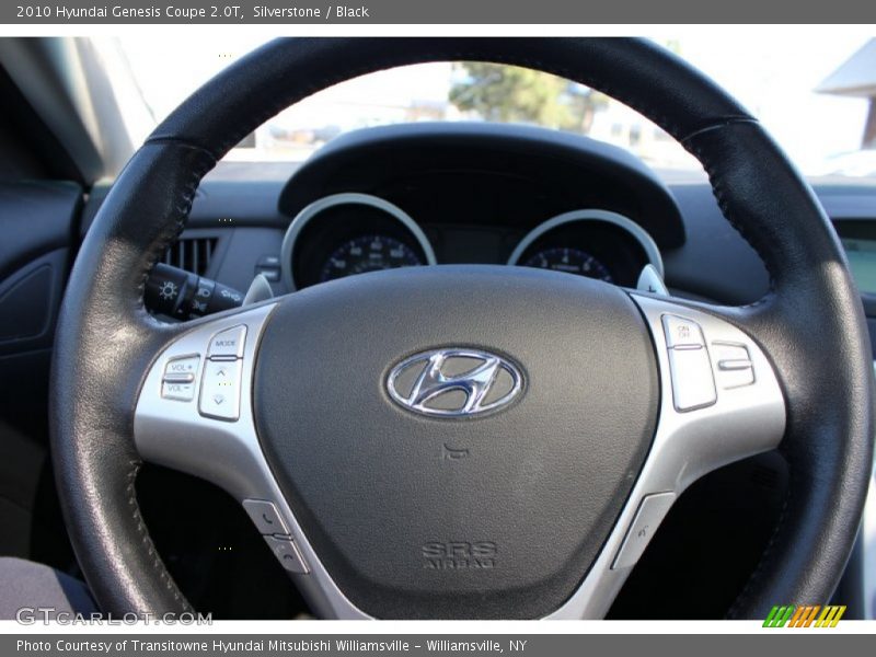 Silverstone / Black 2010 Hyundai Genesis Coupe 2.0T