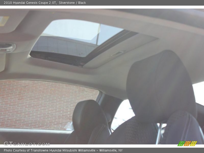 Silverstone / Black 2010 Hyundai Genesis Coupe 2.0T