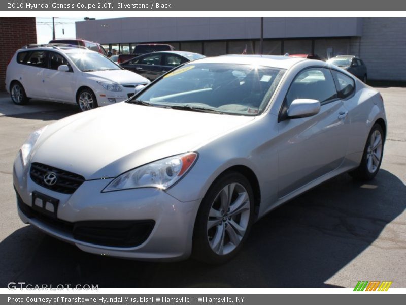 Silverstone / Black 2010 Hyundai Genesis Coupe 2.0T