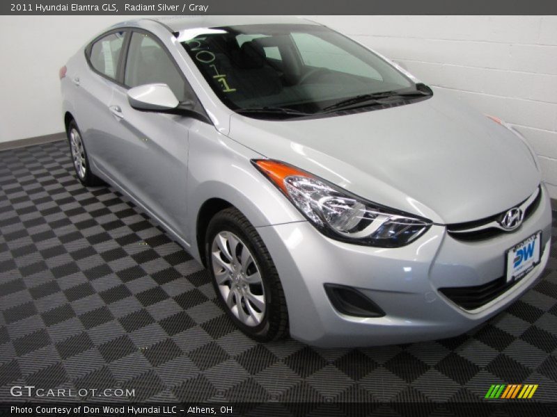 Radiant Silver / Gray 2011 Hyundai Elantra GLS