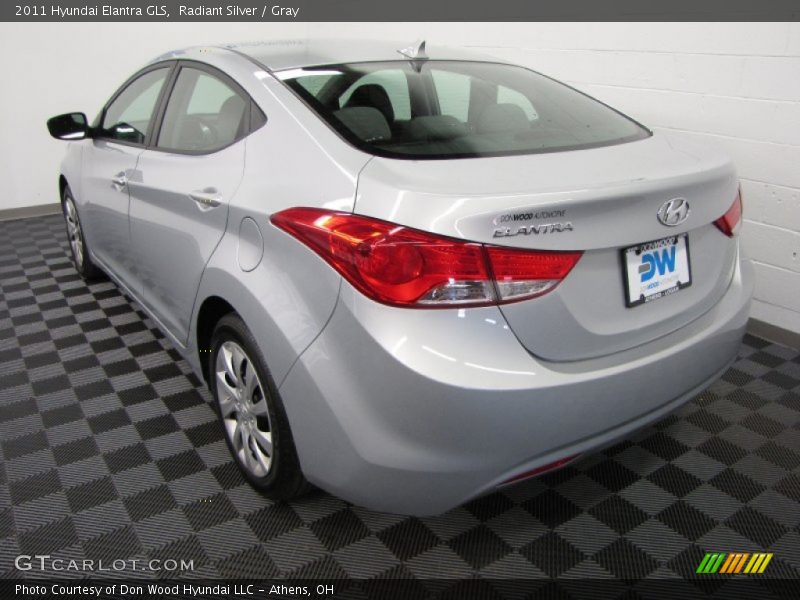 Radiant Silver / Gray 2011 Hyundai Elantra GLS